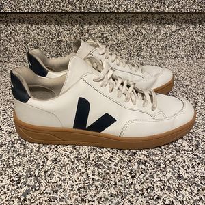 VEJA V-12 Gum Sole White Blue Sneakers Men’s Size 12 Shoes